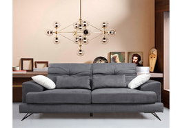 Atelier Del Sofa Frido Sofá de 2 Plazas Antracita